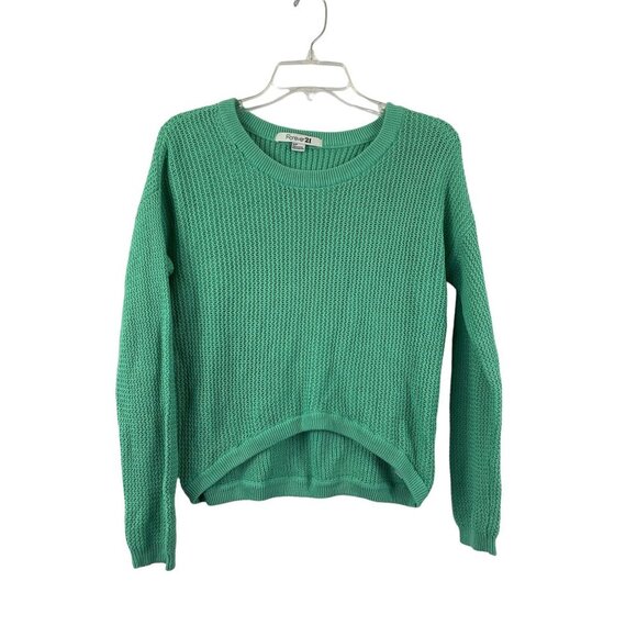 Forever 21 Women's Minty Green Knitted Sweater - Picture 1 of 8